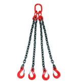 建筑工地塔吊起吊建筑物料鏈條索具的使用